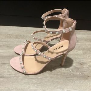 JustFab | Shoes | Host Picksuper Cute Nude Pink Heels | Poshmark